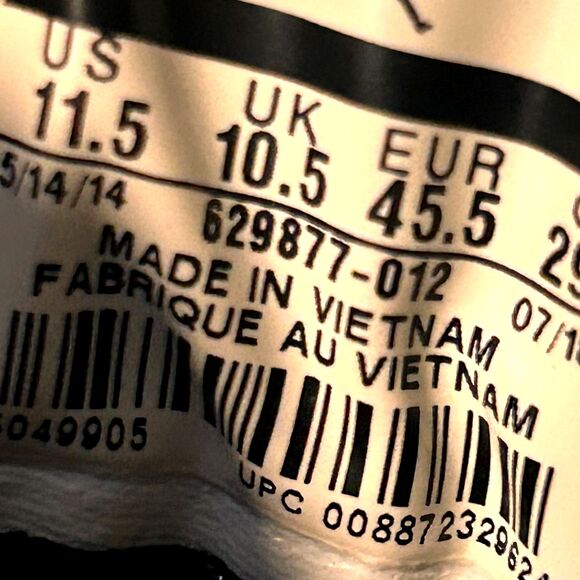 Nike Air Jordan Flight Mens Athletic Shoes Size US 11.5 Sneakers 629877-012 - Picture 4 of 4